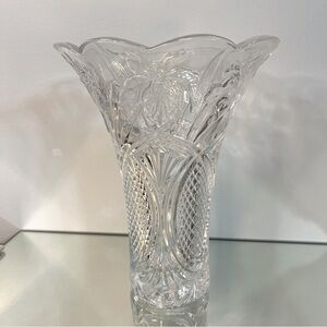 Crystal flower vase